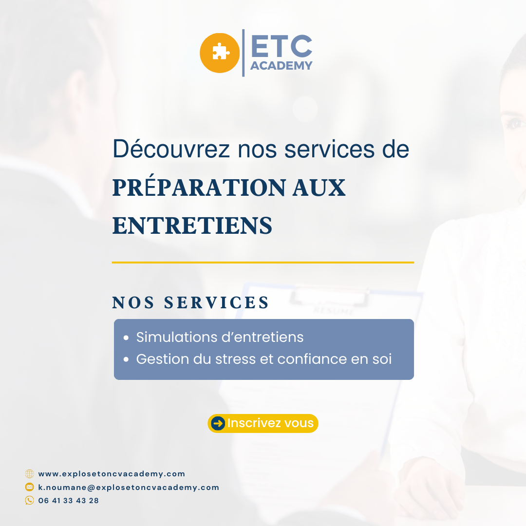 PRÉPARATION AUX ENTRETIENS