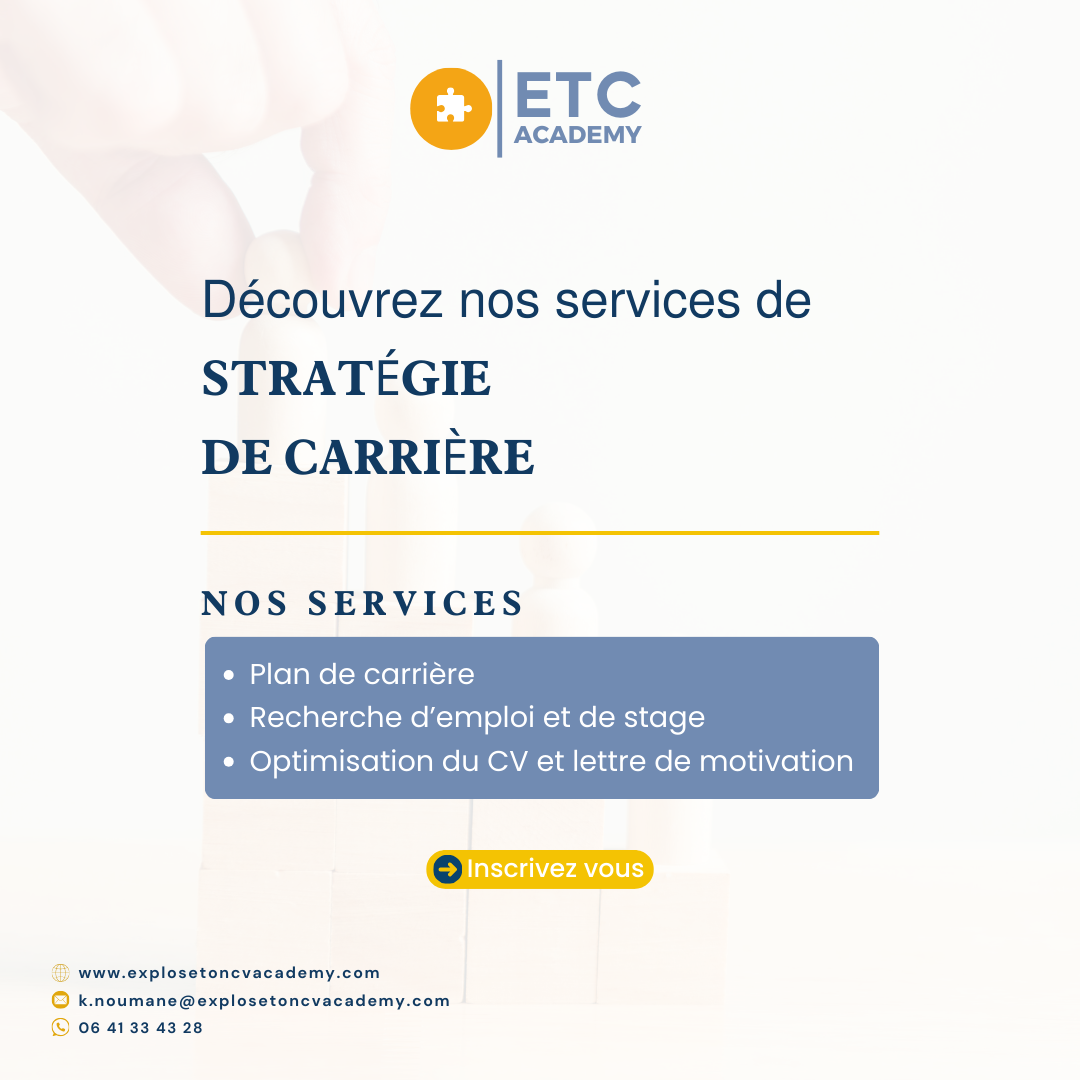 STRATÉGIE DE CARRIÈRE