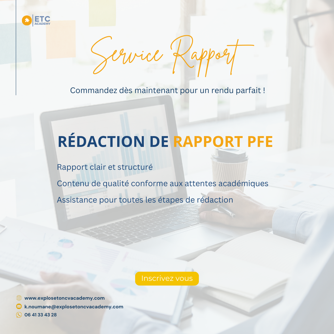 Offre de Service : Rédaction de Rapport PFE