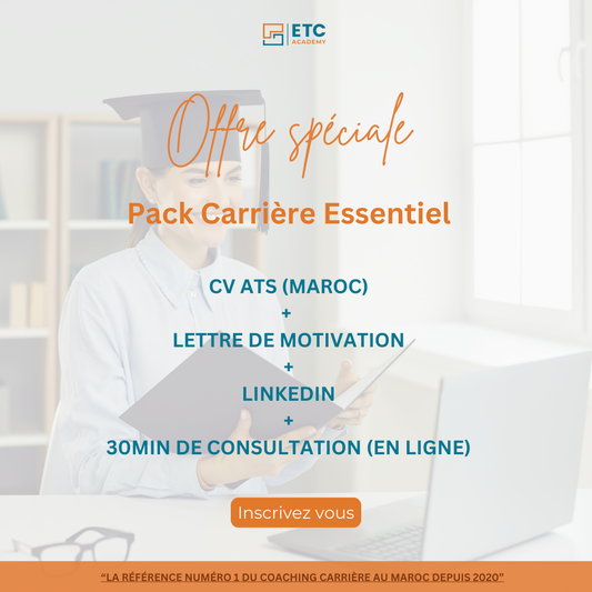 Pack Prêt à Postuler : Rédaction d'un CV, ATS (Maroc) + Lettre de Motivation + Rédaction et Optimisation LinkedIn et 30min consultation (Maroc)