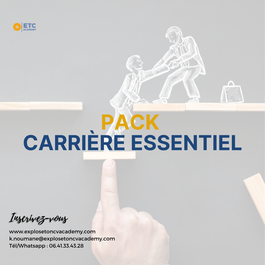 Pack Carrière Essentiel : CV, Lettre de Motivation, Profil LinkedIn et Consultation de 60 Minutes