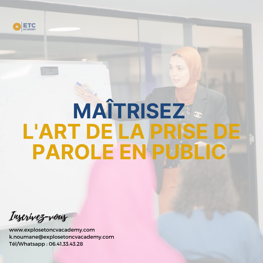 Maîtrisez l'Art de la Prise de Parole en Public (Individuel)(Certifiante)