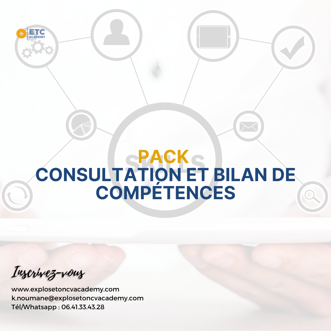 Consultation 1 Heure + Bilan de Compétences